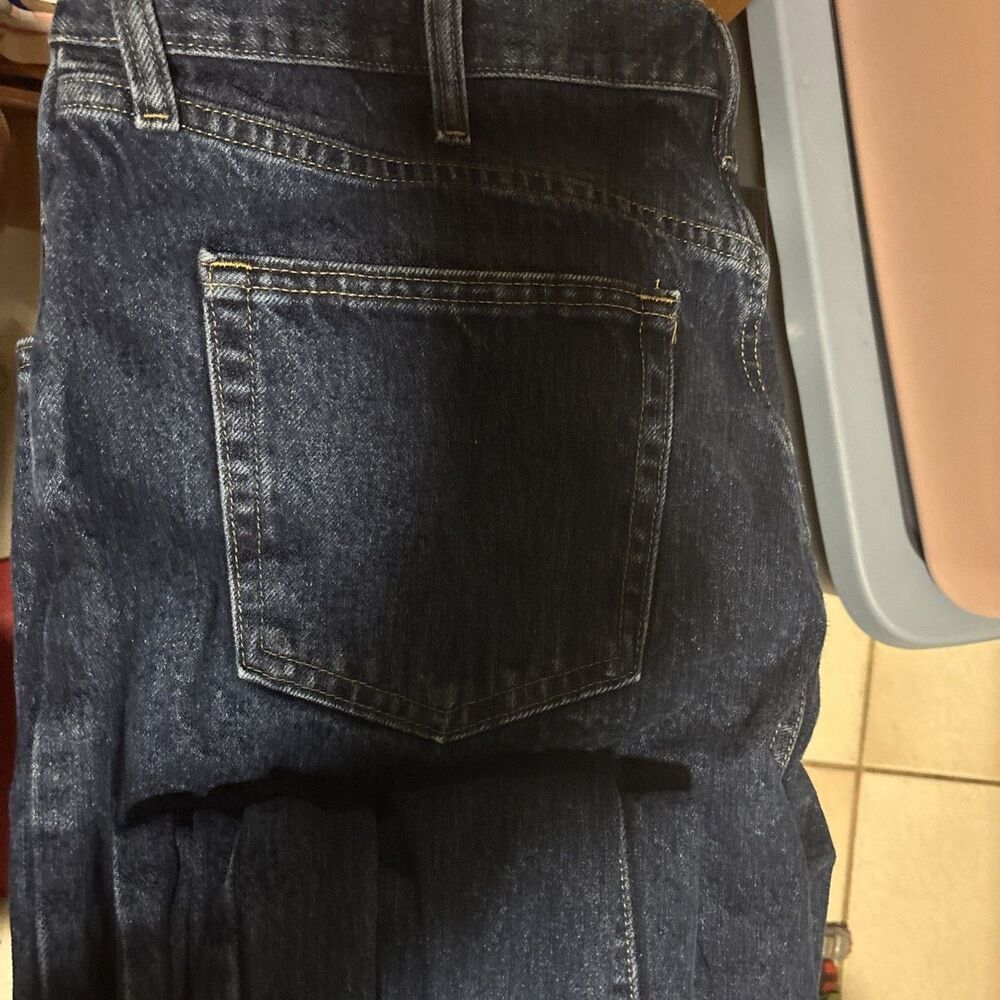 Wrangler Jeans Mens 38x30 Blue Regular Fit  Dark Wash